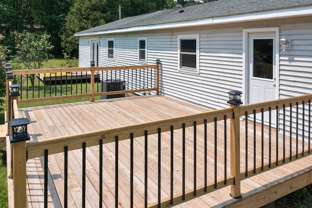 8241 120th St, Bogus Brook Twp, MN 56353 - view of deck