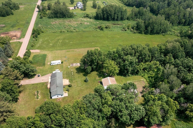8241 120th St, Bogus Brook Twp, MN 56353 - aerial view of property and surrounding area featuring rural landscape and a pastoral area