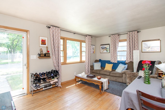 419 18th St S, Moorhead, MN 56560 - living room with plenty of natural light and light wood-type flooring