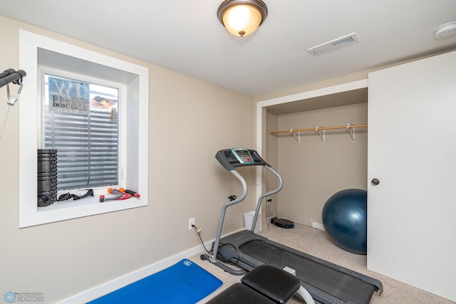 419 18th St S, Moorhead, MN 56560 - exercise area featuring carpet floors
