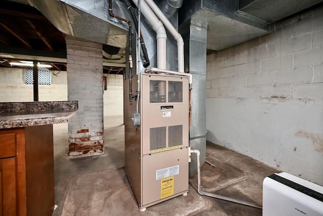 579 4th St, Winona, MN 55987 - utility room with heating unit