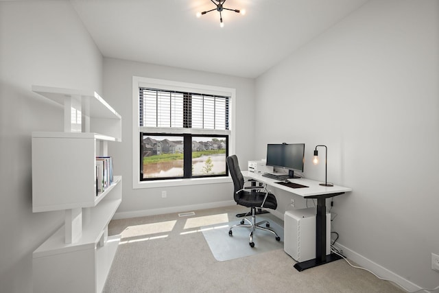 4805 Comstock Ln N, Plymouth, MN 55446 - carpeted office space featuring baseboards