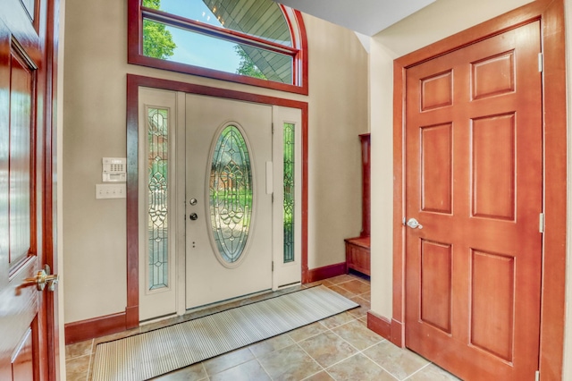 53245 Sunrise Ln, Park Rapids, MN 56470 - tiled foyer featuring healthy amount of natural light