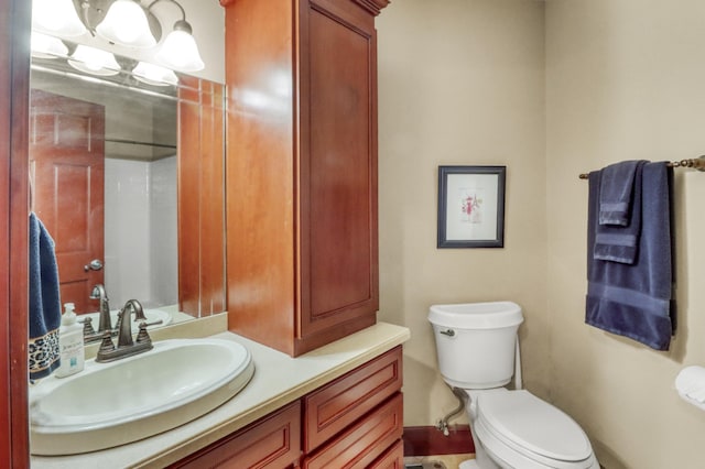 53245 Sunrise Ln, Park Rapids, MN 56470 - bathroom with toilet and vanity