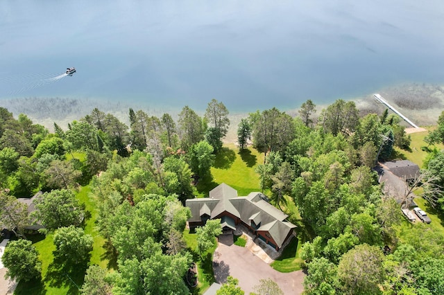 53245 Sunrise Ln, Park Rapids, MN 56470 - view from above of property with a forest