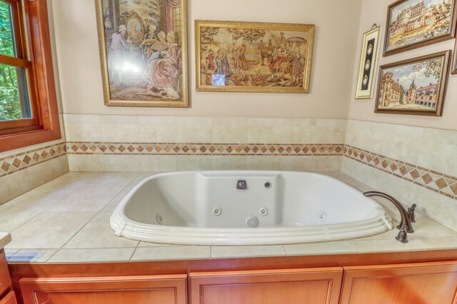 53245 Sunrise Ln, Park Rapids, MN 56470 - bathroom featuring a tub with jets