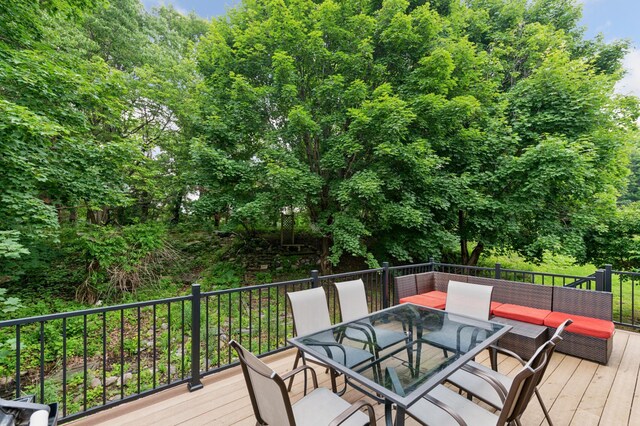 9534 Kirkwood Way N, Maple Grove, MN 55369 - deck featuring outdoor dining space