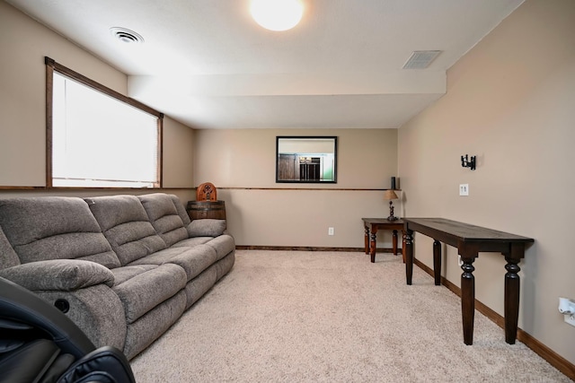 404 3rd Way SE, Dover, MN 55929 - living room featuring light colored carpet and baseboards