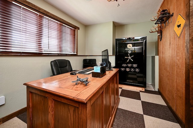 404 3rd Way SE, Dover, MN 55929 - home office with tile patterned floors and baseboards