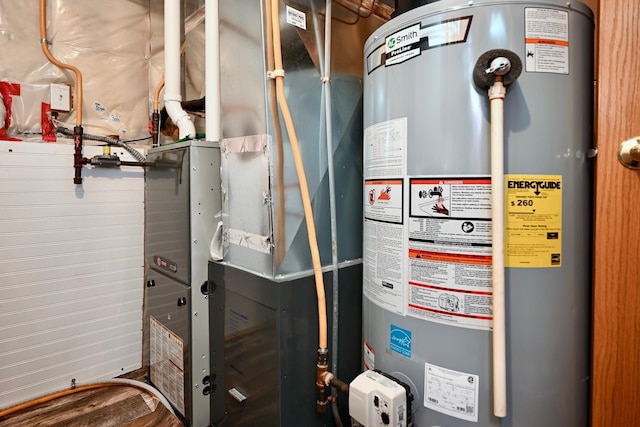 404 3rd Way SE, Dover, MN 55929 - utility room featuring gas water heater