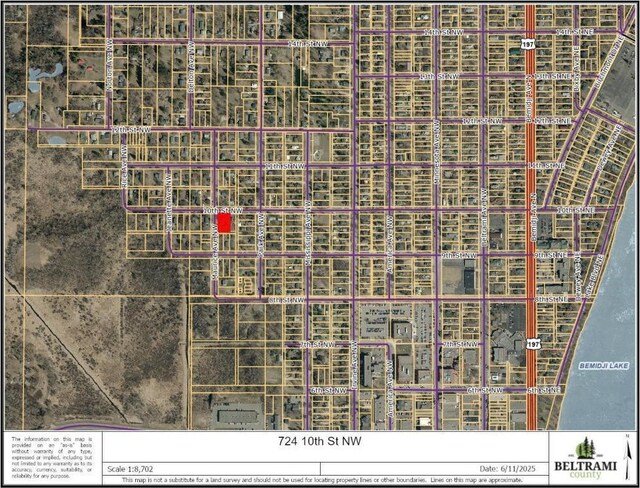 724 10th St NW, Bemidji, MN 56601 - map / location