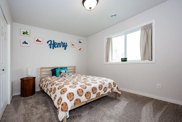 713 Prairie Wind Ave, Callaway, MN 56521 - carpeted bedroom featuring a closet and baseboards