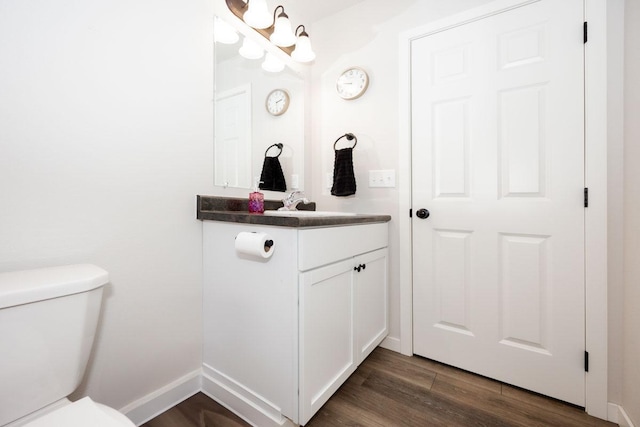 713 Prairie Wind Ave, Callaway, MN 56521 - bathroom featuring vanity and wood finished floors