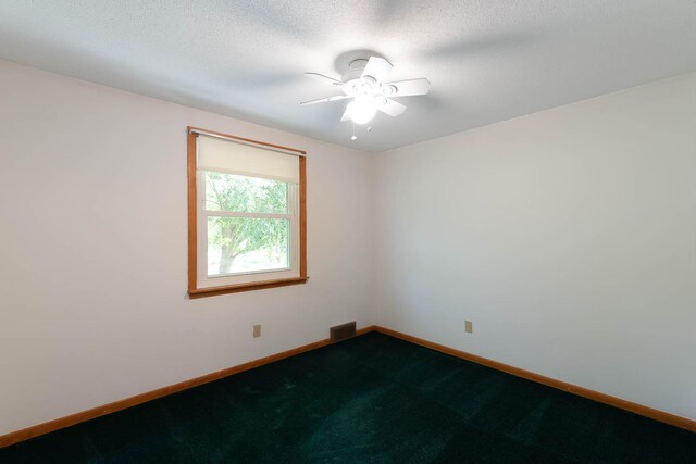 419 Jackson St, Saint Peter, MN 56082 - unfurnished room with ceiling fan and dark colored carpet