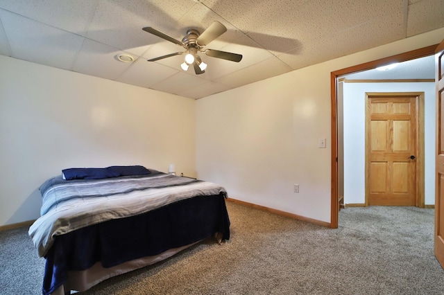39808 340th Ln, Aitkin, MN 56431 - bedroom with carpet floors and a ceiling fan