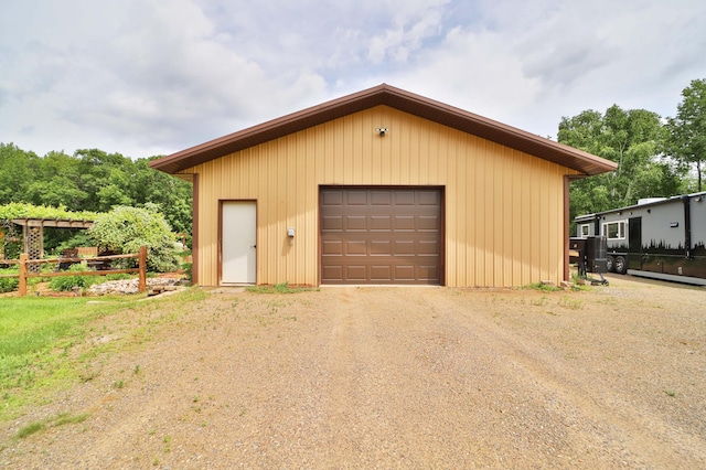 39808 340th Ln, Aitkin, MN 56431 - detached garage with dirt driveway