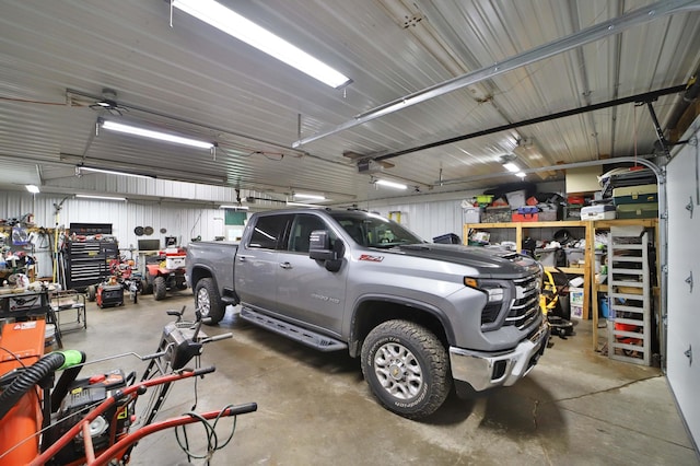39808 340th Ln, Aitkin, MN 56431 - garage featuring a garage door opener