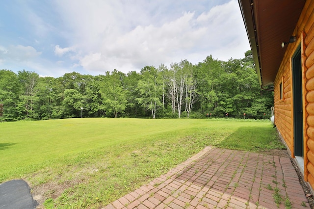 39808 340th Ln, Aitkin, MN 56431 - view of green lawn featuring a patio and golf course view
