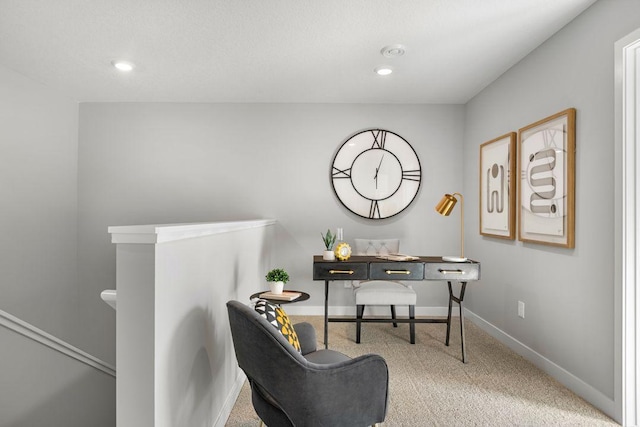 13643 Kaylemore Trl, Rosemount, MN 55068 - carpeted office featuring baseboards and recessed lighting