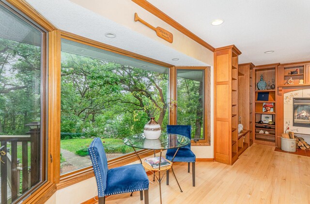 1350 Crestridge Ln, Eagan, MN 55123 - dining room featuring light wood-style flooring and baseboards