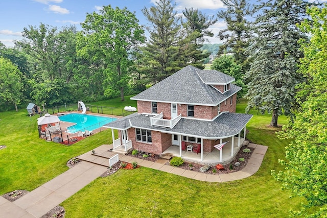 20930 St Francis Blvd NW, Nowthen, MN 55303 - view of front facade featuring brick siding and roof with shingles
