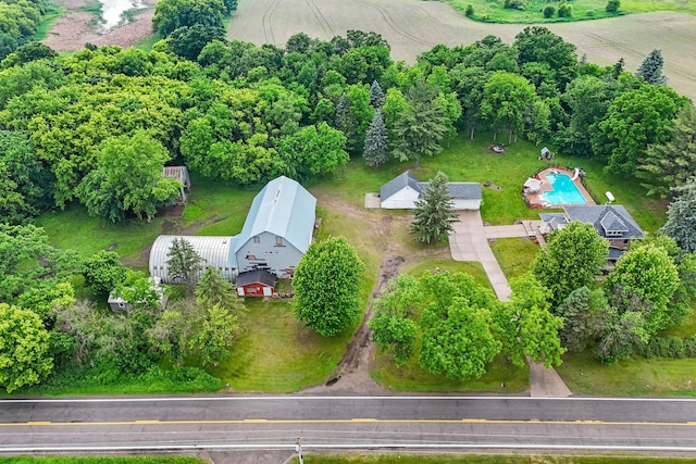 20930 St Francis Blvd NW, Nowthen, MN 55303 - aerial view of a pool