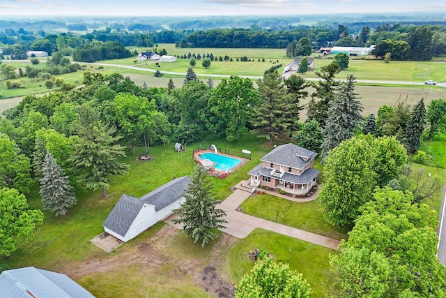 20930 St Francis Blvd NW, Nowthen, MN 55303 - bird's eye view of a pool area and a tree filled landscape