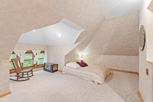 20930 St Francis Blvd NW, Nowthen, MN 55303 - carpeted bedroom with lofted ceiling and baseboards