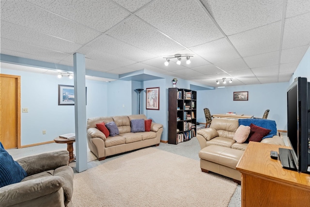 20930 St Francis Blvd NW, Nowthen, MN 55303 - living area with track lighting and carpet flooring