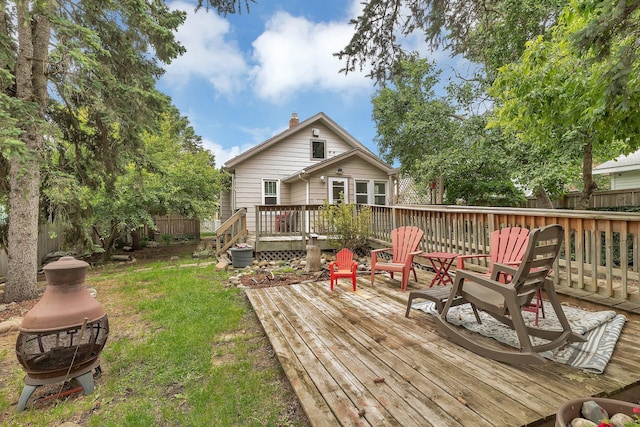 200 27th Ave N, Saint Cloud, MN 56303 - view of wooden terrace
