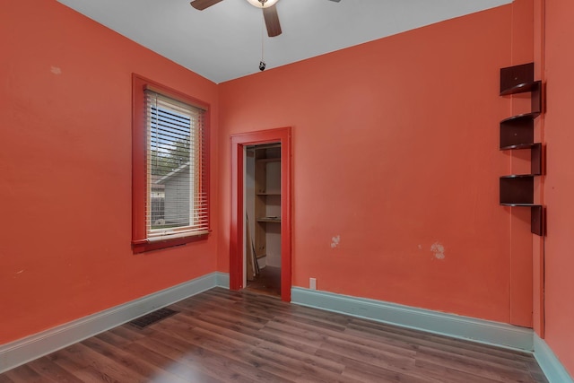 200 27th Ave N, Saint Cloud, MN 56303 - unfurnished room featuring wood finished floors and ceiling fan