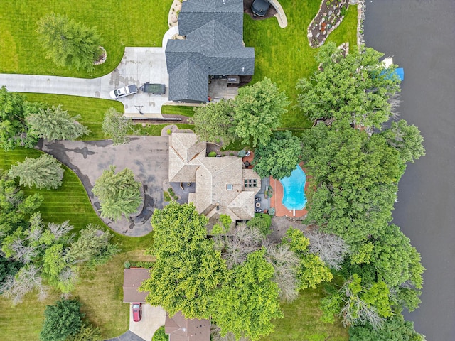 10810 Mississippi Blvd NW, Coon Rapids, MN 55433 - drone / aerial view of a pool area