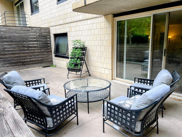 1200 Nicollet Mall Unit 205, Minneapolis, MN 55403 - view of patio / terrace featuring an outdoor hangout area