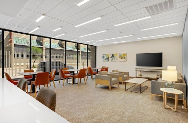 1200 Nicollet Mall Unit 205, Minneapolis, MN 55403 - living area featuring carpet floors