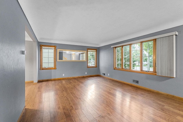 1218 4th Ave SE, Austin, MN 55912 - empty room with plenty of natural light and hardwood / wood-style flooring