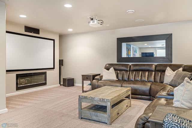 5480 Tanner Ave S, Fargo, ND 58104 - carpeted home theater room with recessed lighting