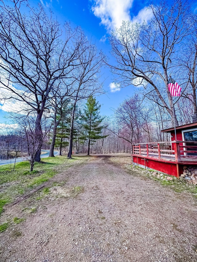 2284 15th St, Johnstown Twp, WI 54826 - view of dirt / gravel road