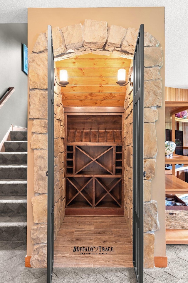 2334 Veterans Memorial Blvd NW, Andover, MN 55304 - wine cellar featuring carpet floors