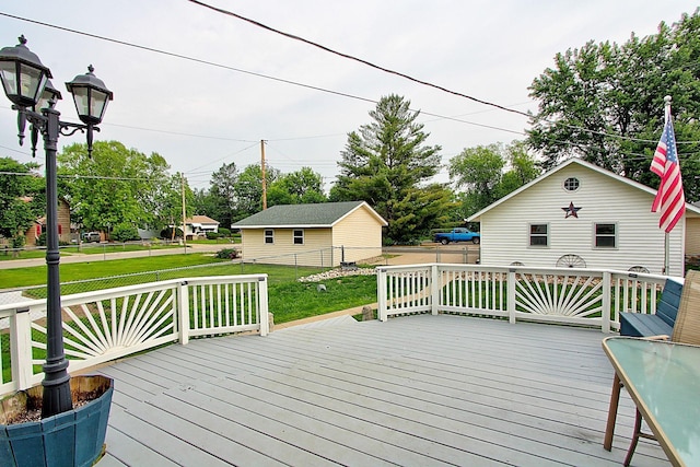 1936 5th St, Red Wing, MN 55066 - view of wooden deck