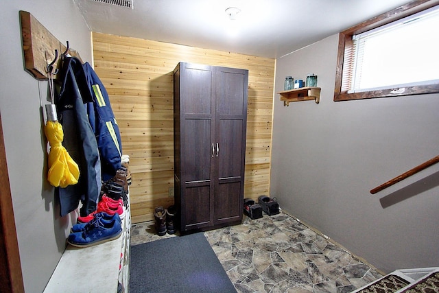 1936 5th St, Red Wing, MN 55066 - doorway to outside with wood walls