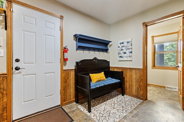 18505 210th Ave NE, Paynesville, MN 56362 - sitting room with wainscoting and wooden walls