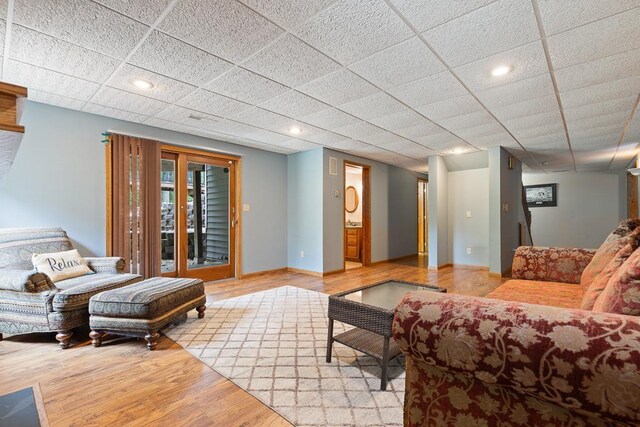 18505 210th Ave NE, Paynesville, MN 56362 - living area with light wood-type flooring and recessed lighting