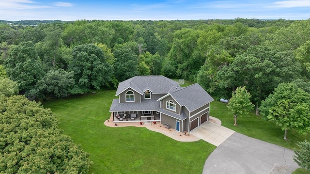 18505 210th Ave NE, Paynesville, MN 56362 - view from above of property featuring a heavily wooded area