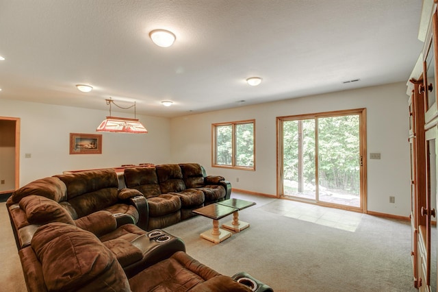 22896 Anchor Dr, Menahga, MN 56464 - carpeted living area featuring baseboards