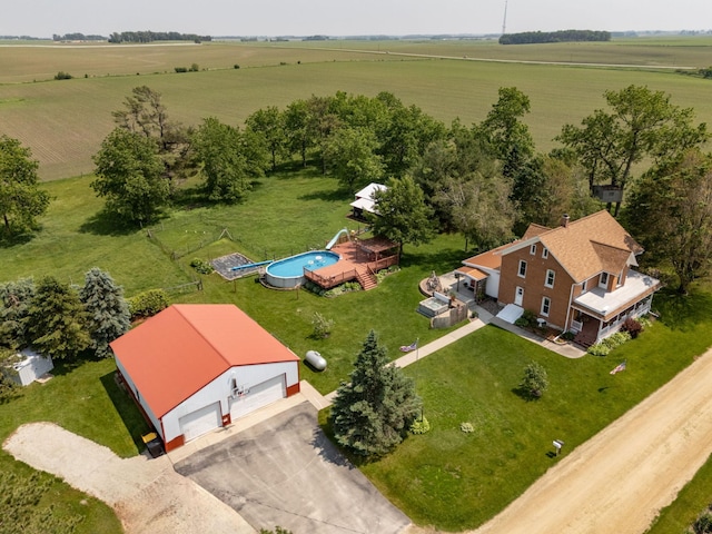 10706 65th Ave SE, Stewartville, MN 55976 - aerial view of sparsely populated area with a pool