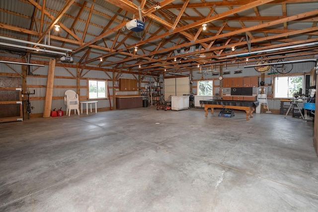 10706 65th Ave SE, Stewartville, MN 55976 - garage featuring a garage door opener