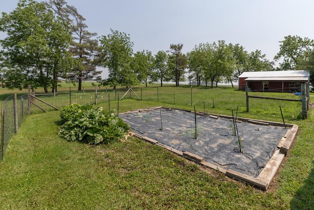 10706 65th Ave SE, Stewartville, MN 55976 - view of yard with a vegetable garden