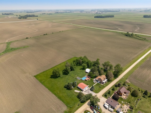 10706 65th Ave SE, Stewartville, MN 55976 - aerial view of property and surrounding area with rural landscape