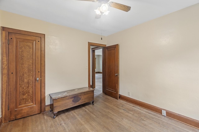 613 Oak St, Farmington, MN 55024 - spare room with light wood-style flooring and ceiling fan
