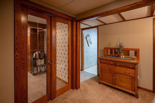 505 1st Ave, Raymond, MN 56282 - corridor with light carpet